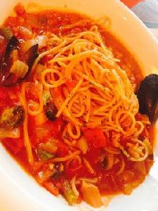 番茄燴意面