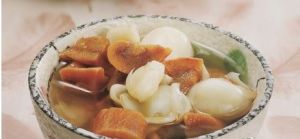 百合柿餅鴿蛋湯 百合柿餅鴿蛋湯