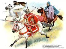 來自東部各附屬國的希臘和加拉太騎兵