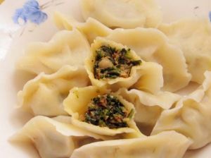 蒲公英豬肉餡餃子 蒲公英豬肉餡餃子