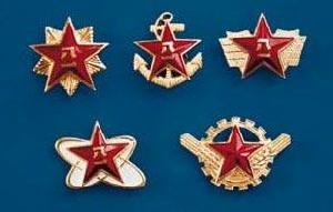 中國人民解放軍新式領花 中國人民解放軍新式領花