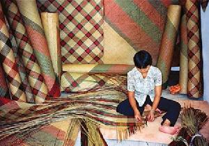 圖6 金渡花席編織