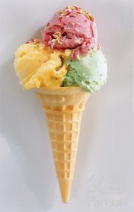 百香芒果冰淇淋