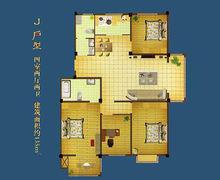 徐礦城多層J戶型 4室2廳2衛 135㎡