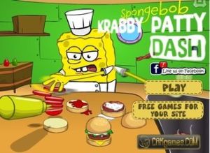 《海綿寶寶做漢堡》