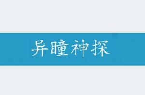 異瞳神探 異瞳神探