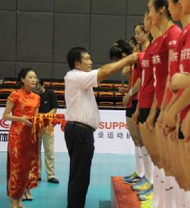 江蘇女排獲得亞軍