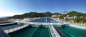 2005年仙華一期水廠綜合池全景