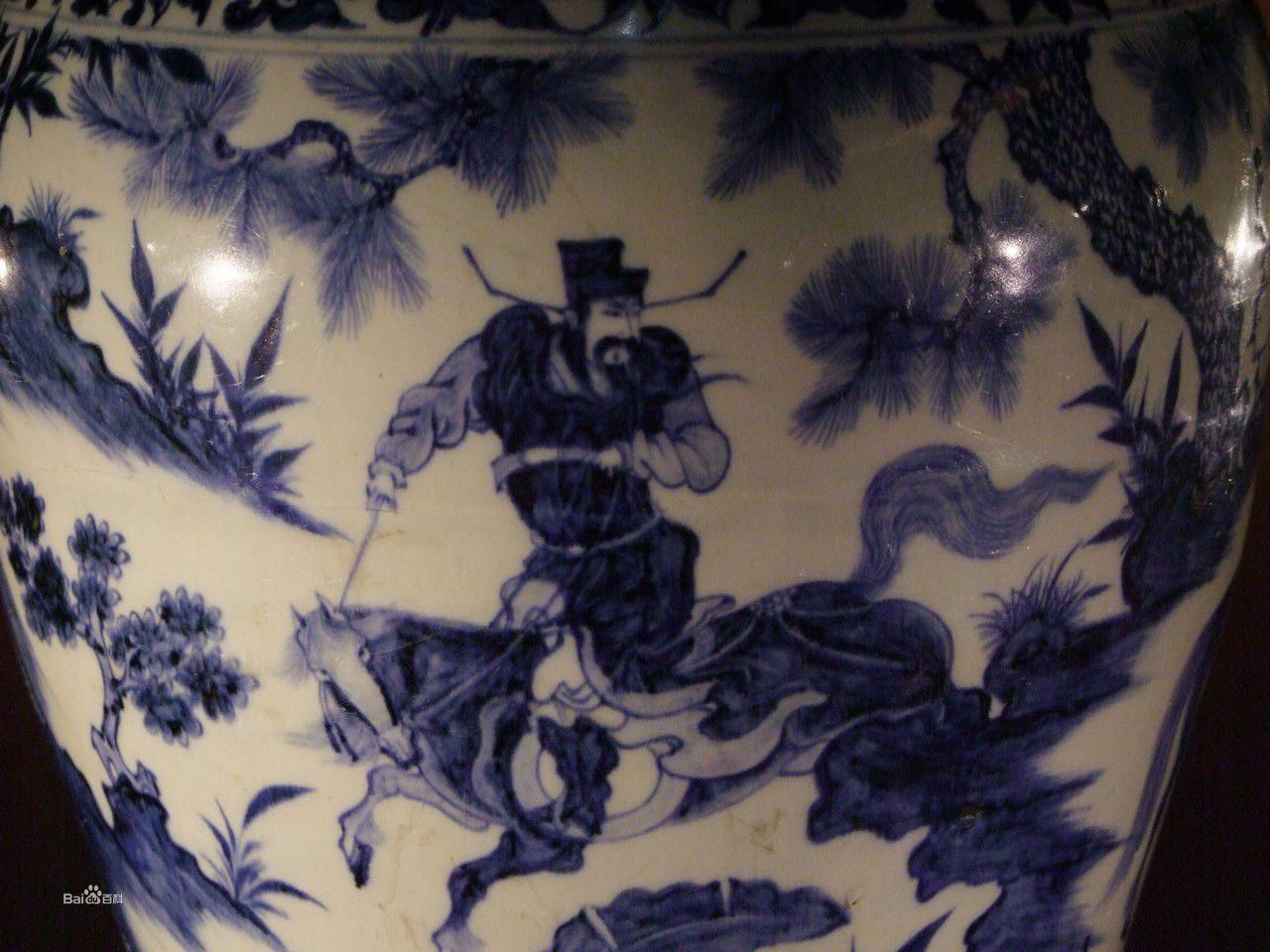  瓷器，蕭何月下追韓信