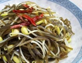 海帶拌黃豆芽 海帶拌黃豆芽