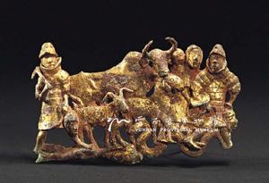 鎏金擄掠扣飾 鎏金擄掠扣飾