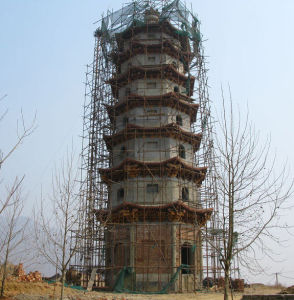 龍泉塔修繕