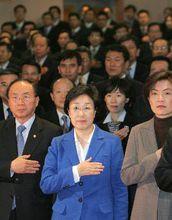 韓明淑成為韓國首位女總理