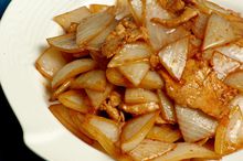 洋蔥炒肉