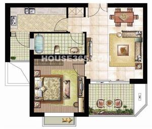 20棟 61㎡ 61㎡ 1室2廳0廚1衛