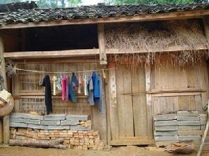 乾樹子自然村 村民房子