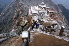 南峰塘景區雪景