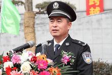 湖北省監獄管理局局長程穎在揭牌現場講話