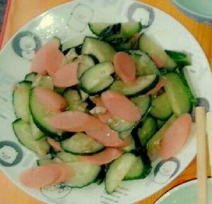 涼拌黃瓜火腿