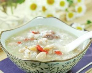 豬肝花生粥 豬肝花生粥