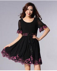 真絲連衣裙 真絲連衣裙