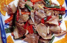 辣椒炒豬肚片