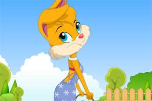 可愛的兔子小姐