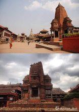 神廟地震前後對比圖