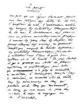 1869年的手稿