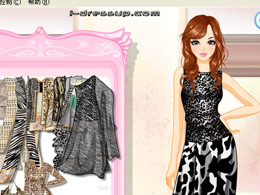 時髦的動物印花