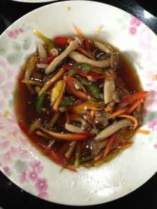 涼拌三菇 涼拌三菇