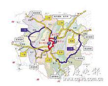 重慶鐵路二環線示意圖