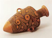 彩陶旋渦紋尖底瓶