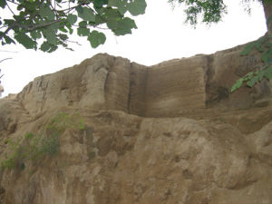 娘娘寨遺址夯土牆體