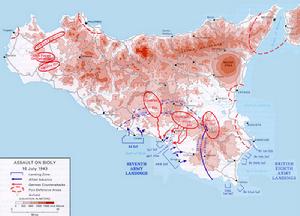 西西里島登入戰役