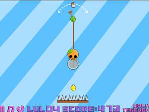 線上玩橙子物理小遊戲