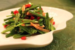 靈芝菇菜心 靈芝菇菜心