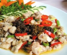 白炒三七花田雞菜 白炒三七花田雞菜