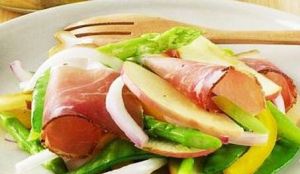 蘆筍火腿蘋果色拉 蘆筍火腿蘋果色拉