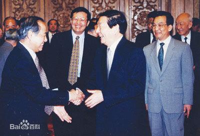 朱鎔基、溫家寶同志接見李政道