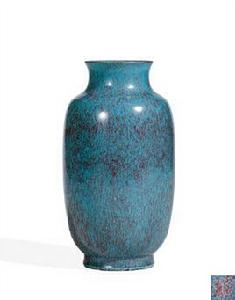 清雍正爐鈞釉燈籠瓶 清雍正爐鈞釉燈籠瓶