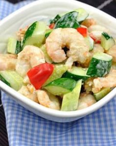 蝦仁黃瓜沙拉 蝦仁黃瓜沙拉