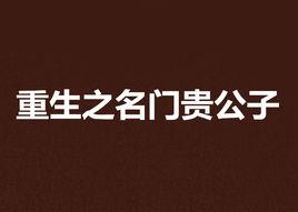 重生之名門貴公子 重生之名門貴公子