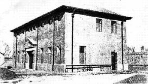 在舊電機館東面的航空館 1936年攝