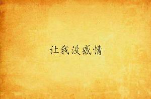 讓我沒感情 讓我沒感情