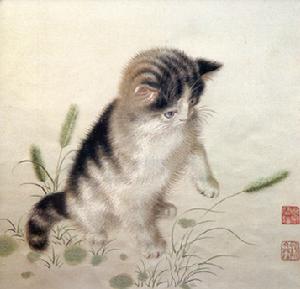 顧文霞繡小貓 顧文霞繡小貓