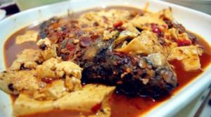 豆腐燒魚 豆腐燒魚