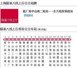 上海公交隧道八線 上海公交隧道八線