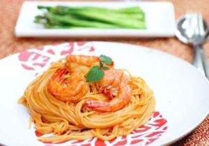 蝦仁奶油意大利麵 蝦仁奶油意大利麵