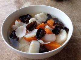 山藥木耳胡蘿蔔湯 山藥木耳胡蘿蔔湯